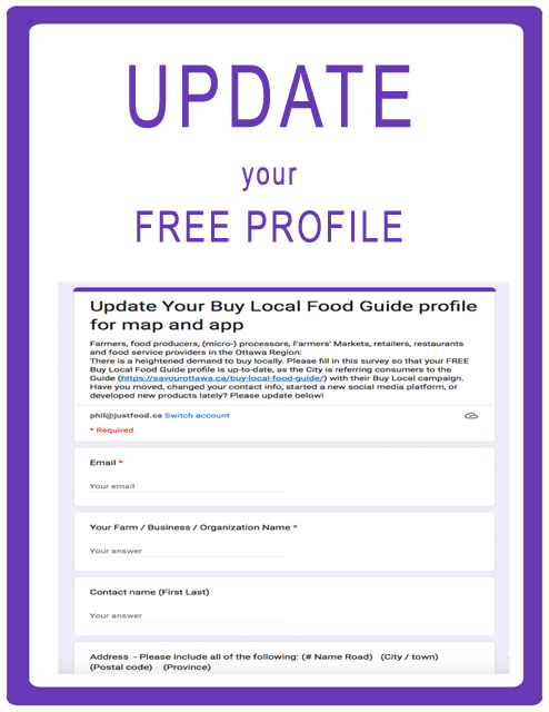 Update your Free Profile